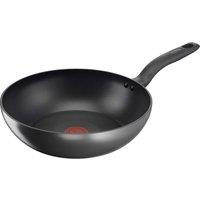 Tefal Titanium Ultra Wok Pan, 28cm Black