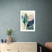 East End Prints Pastel Leaves Print