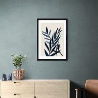 East End Prints Blue Plant II Print