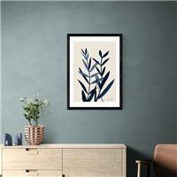 East End Prints Blue Plant I Print