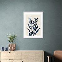 East End Prints Blue Plant I Print