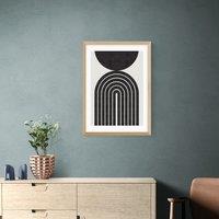 East End Prints Abstract Rainbow Circle Print