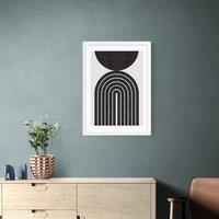 East End Prints Abstract Rainbow Circle Print