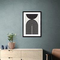 East End Prints Abstract Rainbow Circle Print