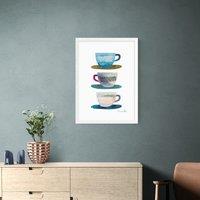 East End Prints Coffee Cups Print