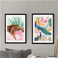 Set of 2 East End Prints Sunshine & Utopia Prints