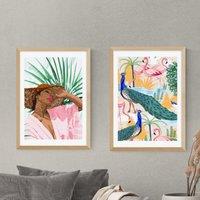 Set of 2 East End Prints Sunshine & Utopia Prints