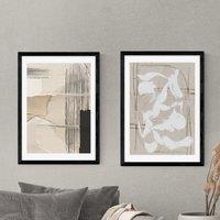 Set of 2 East End Prints Paper Abstract Prints