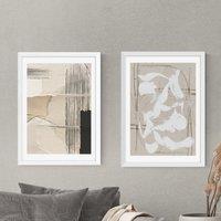 Set of 2 East End Prints Paper Abstract Prints