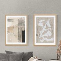 Set of 2 East End Prints Paper Abstract Prints