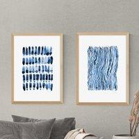 Set of 2 East End Prints Blue Prints