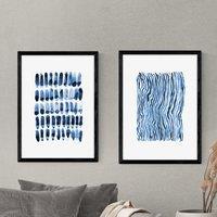 Set of 2 East End Prints Blue Prints