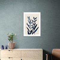 East End Prints Blue Plant I Print