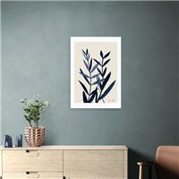 East End Prints Blue Plant I Print