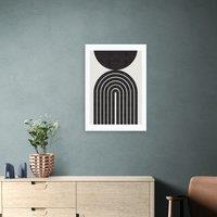 East End Prints Abstract Rainbow Circle Print