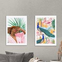 Set of 2 East End Prints Sunshine & Utopia Prints