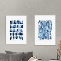 Set of 2 East End Prints Blue Prints