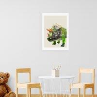 East End Prints Triceratops Print