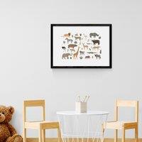 East End Prints New Safari Animals Print