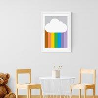 East End Prints Rainbow Cloud Print