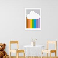 East End Prints Rainbow Cloud Print