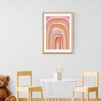 East End Prints Funky Rainbow Arches Print