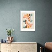 East End Prints Retro Rollerskates Print