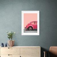 East End Prints Pink Bug Print