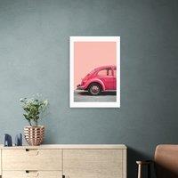 East End Prints Pink Bug Print