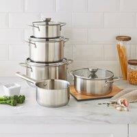 Recycled 5 Piece Pan Set Stainless Steel