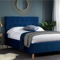 Loxley Velvet Ottoman Bed Frame