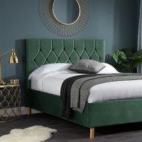 Loxley Velvet Ottoman Bed Frame