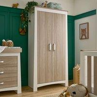 CuddleCo Ada 2 Door Wardrobe, White Ash