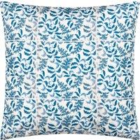 Paoletti Minton Tiles Large Outdoor Cushion Blue