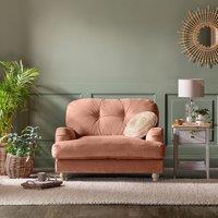 Martha Vintage Velvet Snuggle Chair