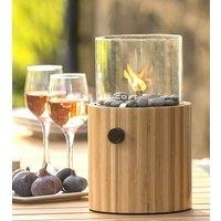 Cosiscoop Bamboo Fire Lantern Table Top Heater Light Brown