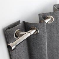 Trinity Room Darkening Extendable Metal Eyelet Curtain Pole