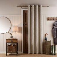 Churchgate Swithland Herringbone Thermal Eyelet Door Curtain