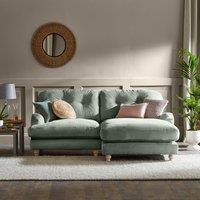Martha Vintage Velvet Corner Chaise