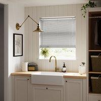 Easy Fit PVC Dove Grey Venetian Blind, Size: 165cm (65") x 160cm (63") Dove (Grey)