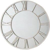 Laines Distressed Round Indoor Outdoor Wall Mirror