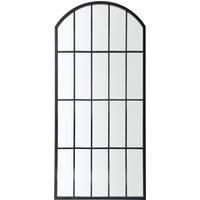 Kippin Arched Window Full Length Indoor Outdoor Wall Mirror