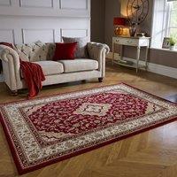 Antalya Traditional Rug Red/White/Beige