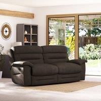 Lulworth 3 Seater Manual Recliner Sofa Brown