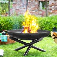 Cook King Indiana Fire Bowl Black