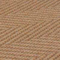 Herringbone Jute Border Stair Runner