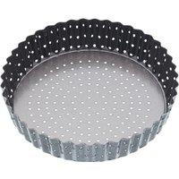 MasterClass Crusty Bake Fluted Round Flan Quiche Tin 18cm