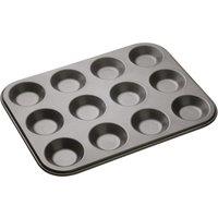 MasterClass Non Stick 12 Cup Shallow Baking Pan 32cm x 24cm