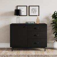 Fulton Small Sideboard, Black Oak Fulton Black Oak