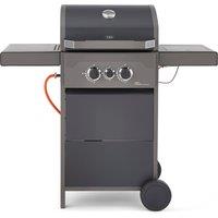 Tower Stealth 2000 Two Burner Gas BBQ, Black Steel